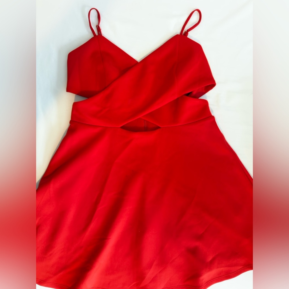 Forever 21 Strapless Red Dress